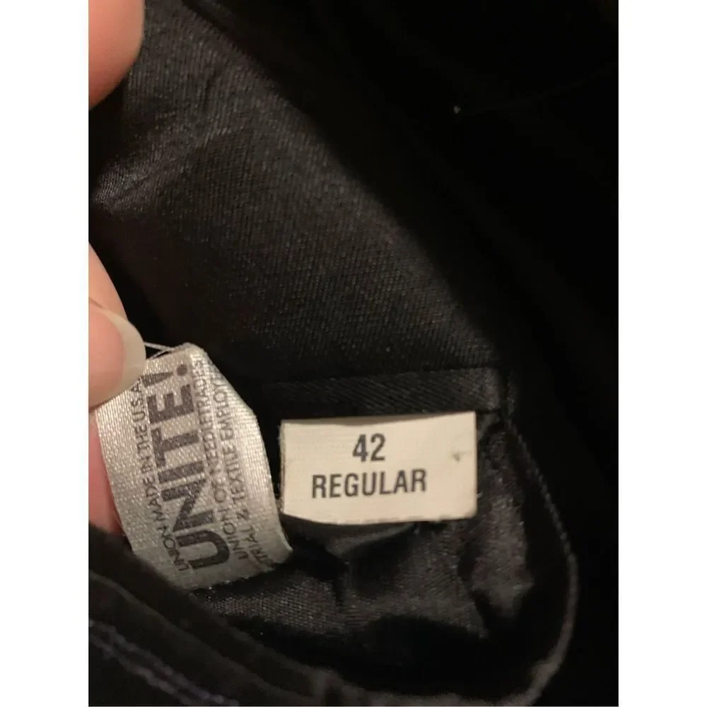 Vintage Bill BLASS Charcoal Gray Cashmere Button Down Blazer‎ Men’s 42